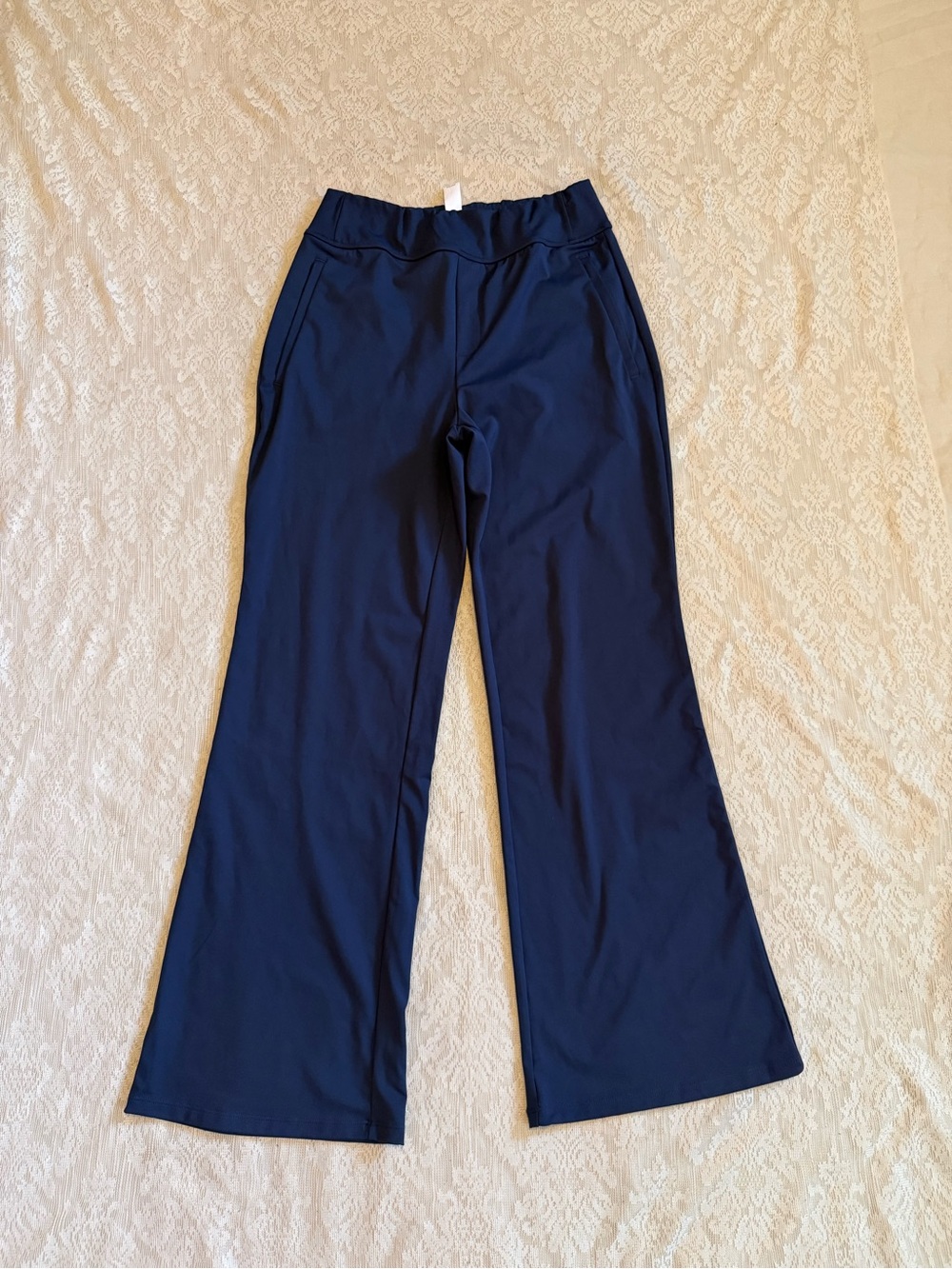 Halara Flex™ DayStretch Mid Rise Side Zipper Pocket Work Flare Pants - Picture 2 of 9